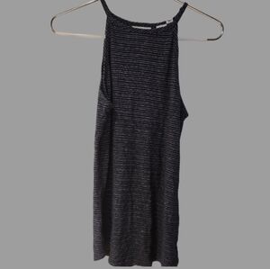 Ten Tree Striped Sleeveless Top Oversized Xs